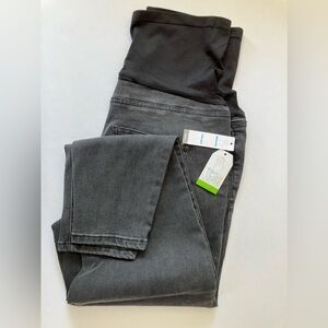 Time and True Womens Maternity Pants, Size L (12-14), Charcoal Gray. NWT